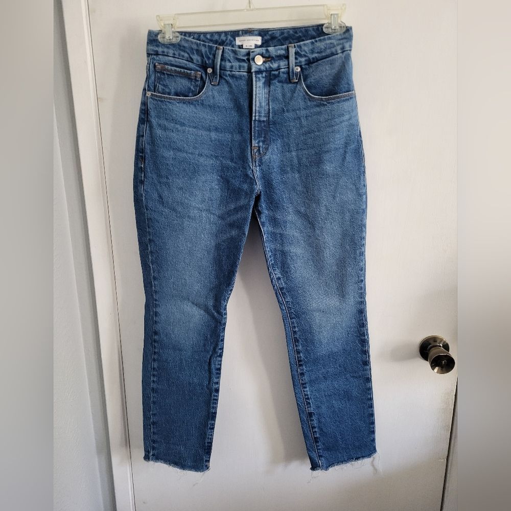 Good American High waisted good leg Jeans